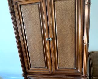 Tommy Bahama Style Queen Bedroom Set Armoire