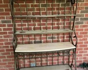 Iron Outdoor Shelving 