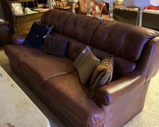 Leather Factory couch