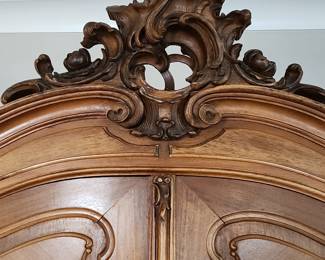 French  Armoire  with removable Crown