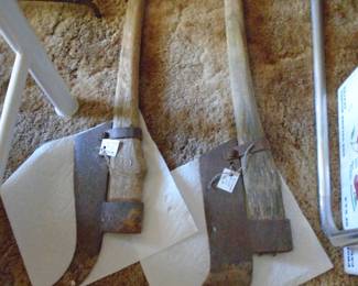 2 Bill-Hook Brush Axes!