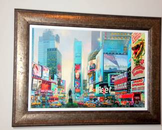 Alexander Chen Giclee “Times Square South”