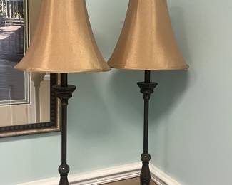 Pair of table lamps - $30  - Appointment required to preview the items. Please call or text 386-290-1463 to schedule a time during the hours posted. Thank you.