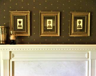 Hand Colored Fluted Urn Collection