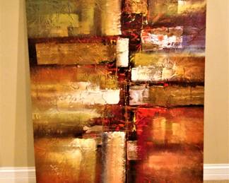 Abstract Oil on Canvas