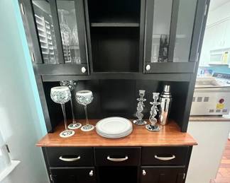 Black Wood Hutch 