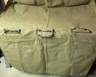 Vintage WW2 Military Canvas Jeep Top