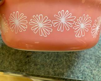 Vintage Pyrex Pink Crazy Daisy