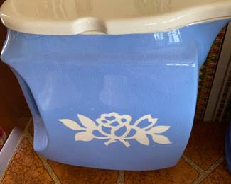 Vintage Carv Kraft by Harker Pitcher with Lid