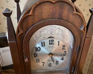 Vintage Revere Telechron Clock, Mahogany Case, Westminster Chime