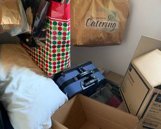 Christmas; luggage; boxes to open!