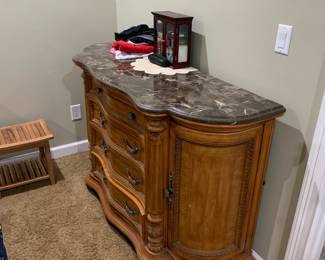 Sideboard with marble top
