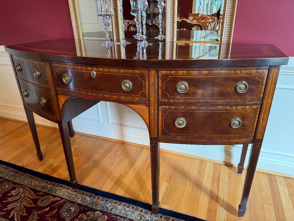 Baker Charleston Collection 5 Drawer Sideboard (26"D x 67-1/2"W x 38"H)