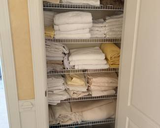 Collection of Towels, Sheets & Linens
