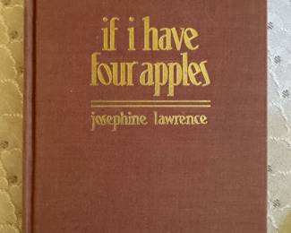 Book - If I Have Four Apples by Josephine Lawrence