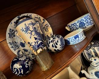 Collection of Asian Blue & White Porcelain China