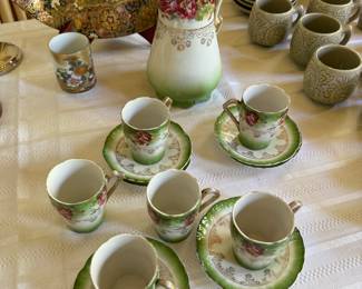 E&R Germany Porcelain Tea Set (12pc)