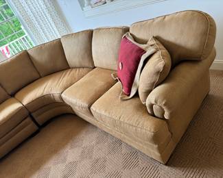 Taylor & King Upholstered Sectional (RAF Loveseat - 52"W x 42"D x 32" Back Height, Center Chair - 88"W x 42"D x 32" Back Height, LAF Sofa - 80"W x 42"D x 32" Back Height)