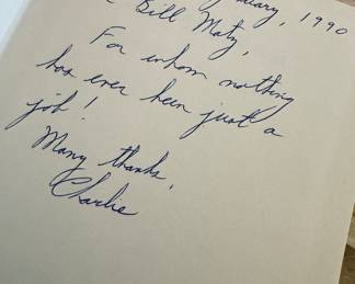 Book - The Military More Than Just a Job? by Charles C Moskos / Autographed