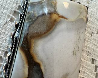 Sterling Silver with Jasper Pendant