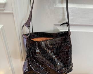Women's Brighton Patent Leather Handbag