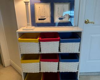 Shelved Children's Bin Box