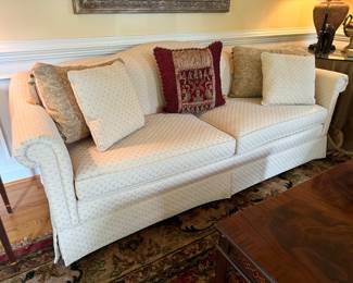 Drexel Upholstered Camelback Sofa (32"D x 82"W x 33" Back Height)(pr)