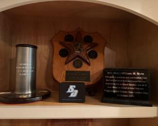 Collection of Armed Services Awards & Plaques