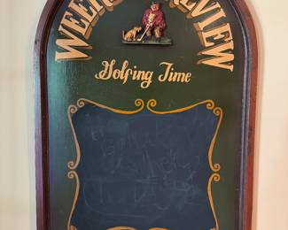 Weekend Review Golfing Time Chalk Board Score Keeper