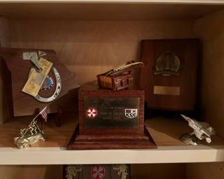 Collection of Armed Services Awards & Plaques