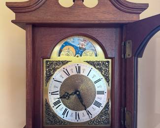 Emperor Grand Father Kit Clock Made by John V. Heal 1973 Model 120K