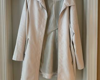 Women's Baccini Zip Overcoat Size L
