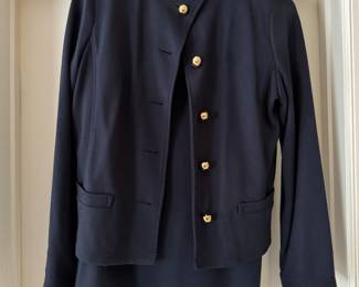 Women's Liz Claiborne New York Button Up Cardigan (L) with Matching Skirt (L)