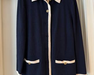 Women's St. John by Marie Gray Blue Blazer Size 12