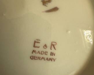 E&R Germany Porcelain Tea Set (12pc)