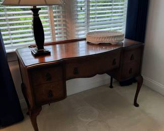 Golden Key 5 Drawer Desk (46"W x 20"D x 30"H)