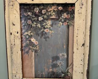 Framed Antiqued Print