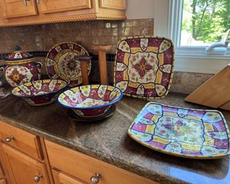 Pier 1 Vallarta Earthware Collection (7pc)