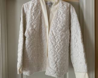 Women's Oscar De La Renta Quilted Jacket Size M (Never Worn)