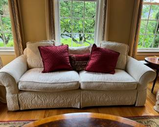 Craftmasters Furniture 2 Cushioned Upholstered Sofa (89"W x 27"D x 29-1/2" Back Height)