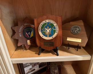 Collection of Armed Services Awards & Plaques