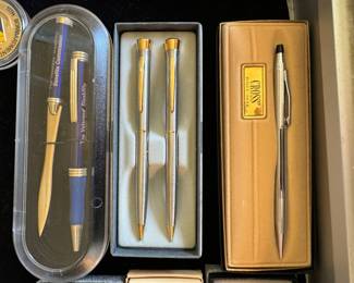 Collection of Cross, Parker & Veteran Pens