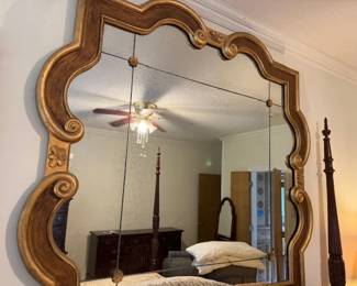 6 X 6 Vintage Ornate Wall Mirror