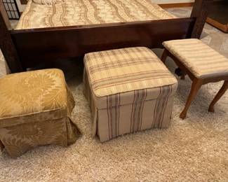 3 kinds of of foot stools