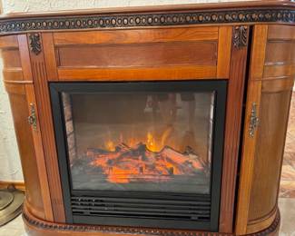 2  Electric wall Fire Places with Remote Controls $ 150 each