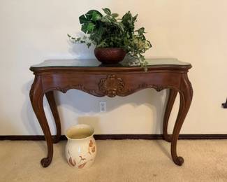 Small Entry Table with Queen Anne Legs