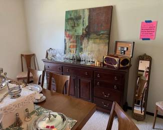 Colours By Julian Alexander Buffet with Glass made to fit Top