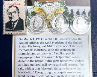 FDR Coins and stamps