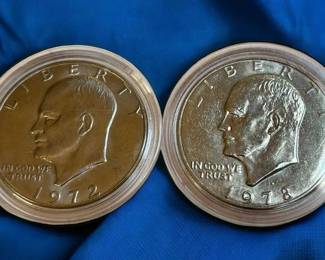 Eisenhower Dollars 1972d  1978d