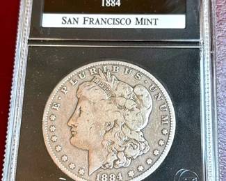 1884S Morgan Silver Dollar